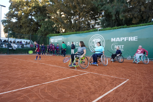 Voluntariado tenis silla de ruedas